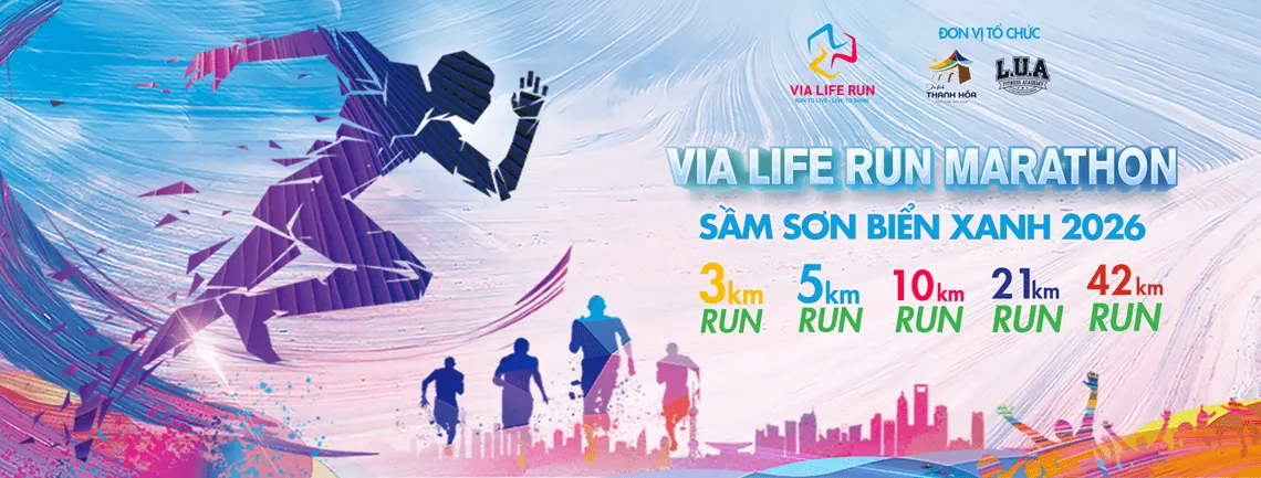 Via Life Run Marathon - Sầm Sơn Biển Xanh 2026
