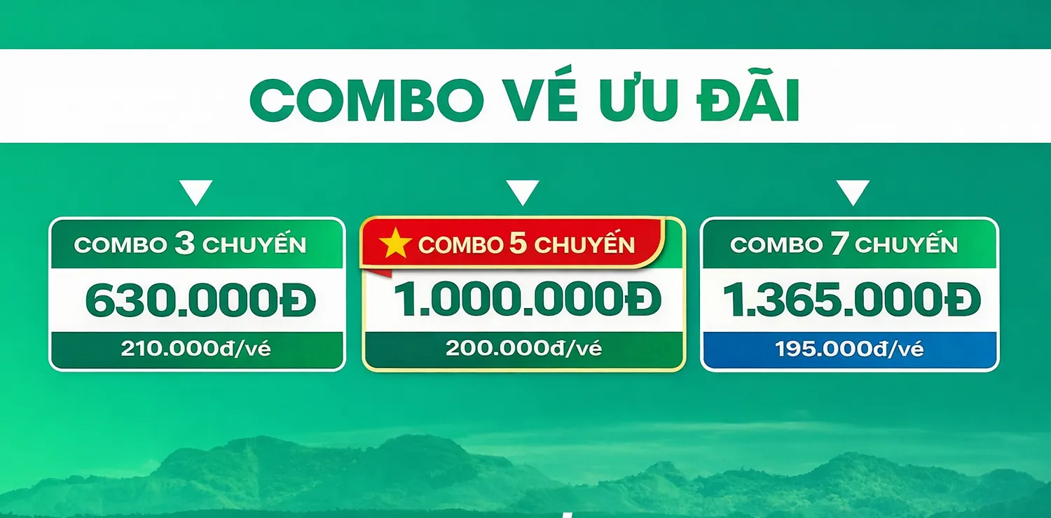 Combo bus ưu đãi
