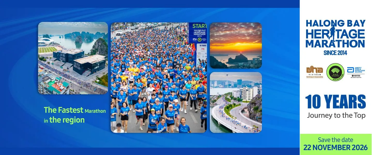 Giải chạy Halong Bay Heritage Marathon 2026