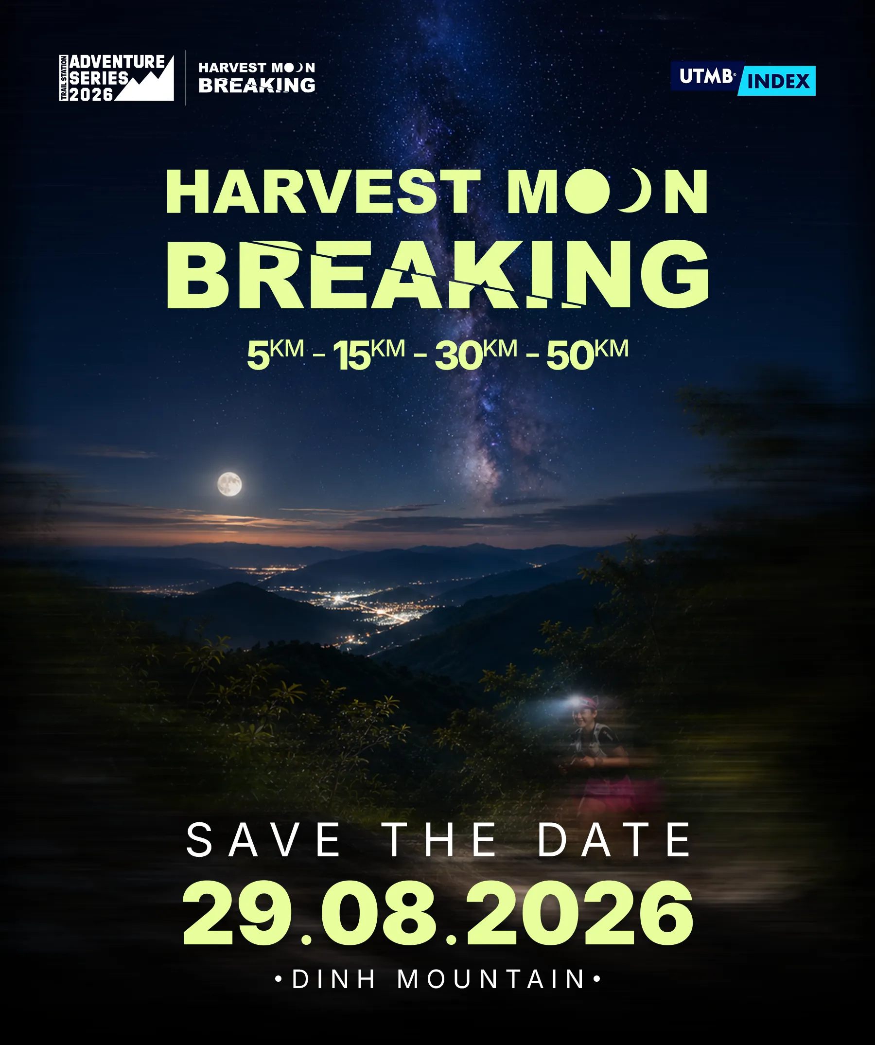 Harvest Moon Breaking 2026 - Save The Date 29/08/2026 tại Núi Dinh