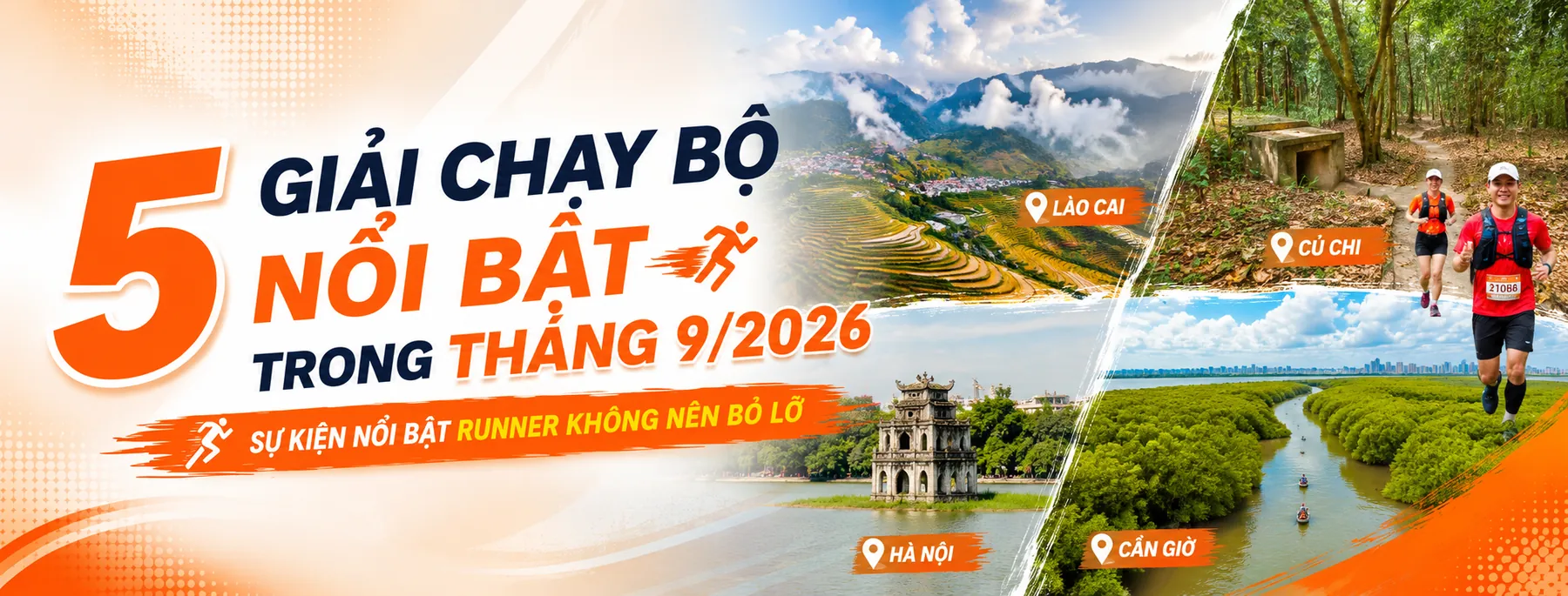 Giải Chạy Bộ Tháng 9/2026: Lịch Race Và Thông Tin Chi Tiết Của Từng Giải