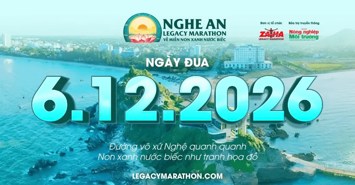 Nghệ An Legacy Marathon – Dấu chân quê Bác 2026