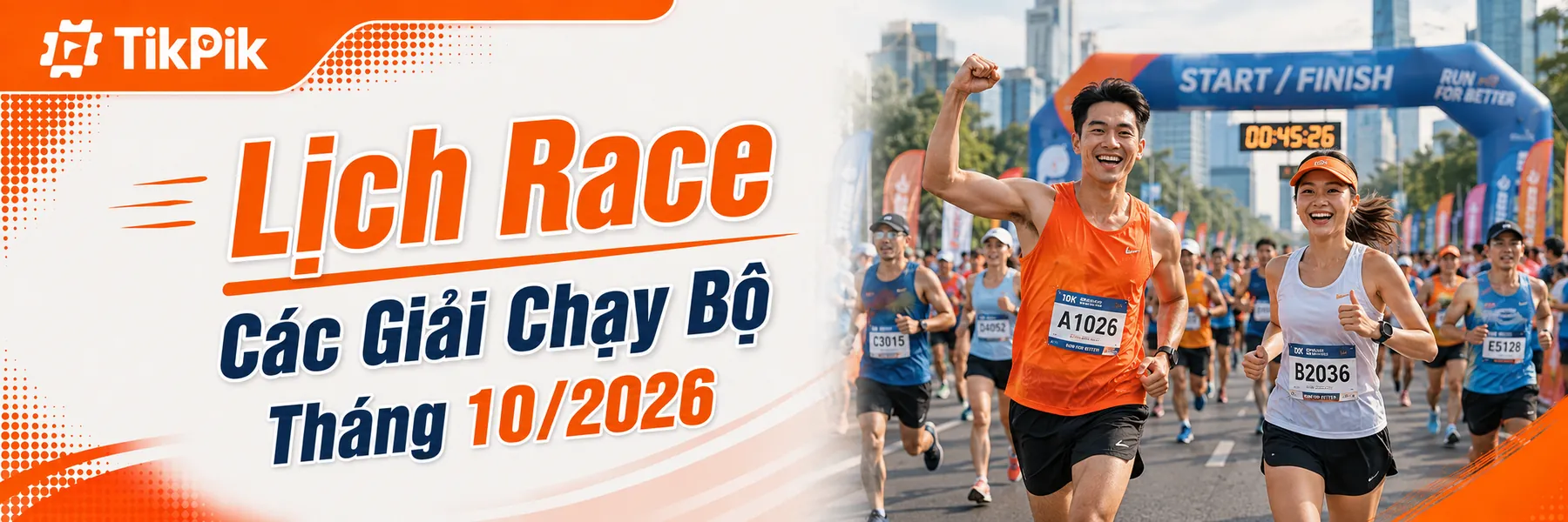 Các Giải Chạy Bộ Tháng 10/2026: Lịch Race Và Gợi Ý Chọn Giải