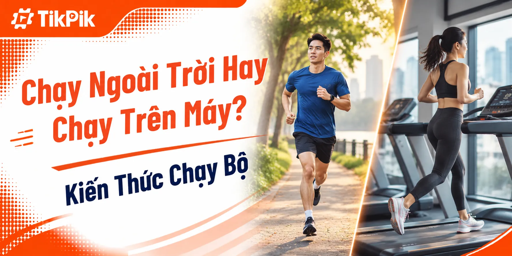 Người mới nên chạy ngoài trời hay trên máy?