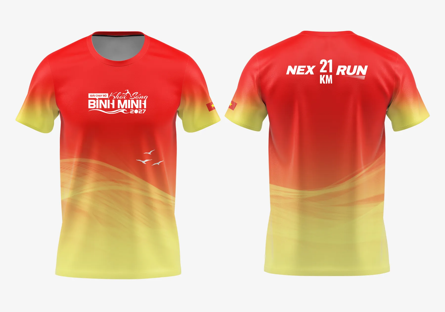 Áo cự ly 21km Khơi Sóng Bình Minh 2027