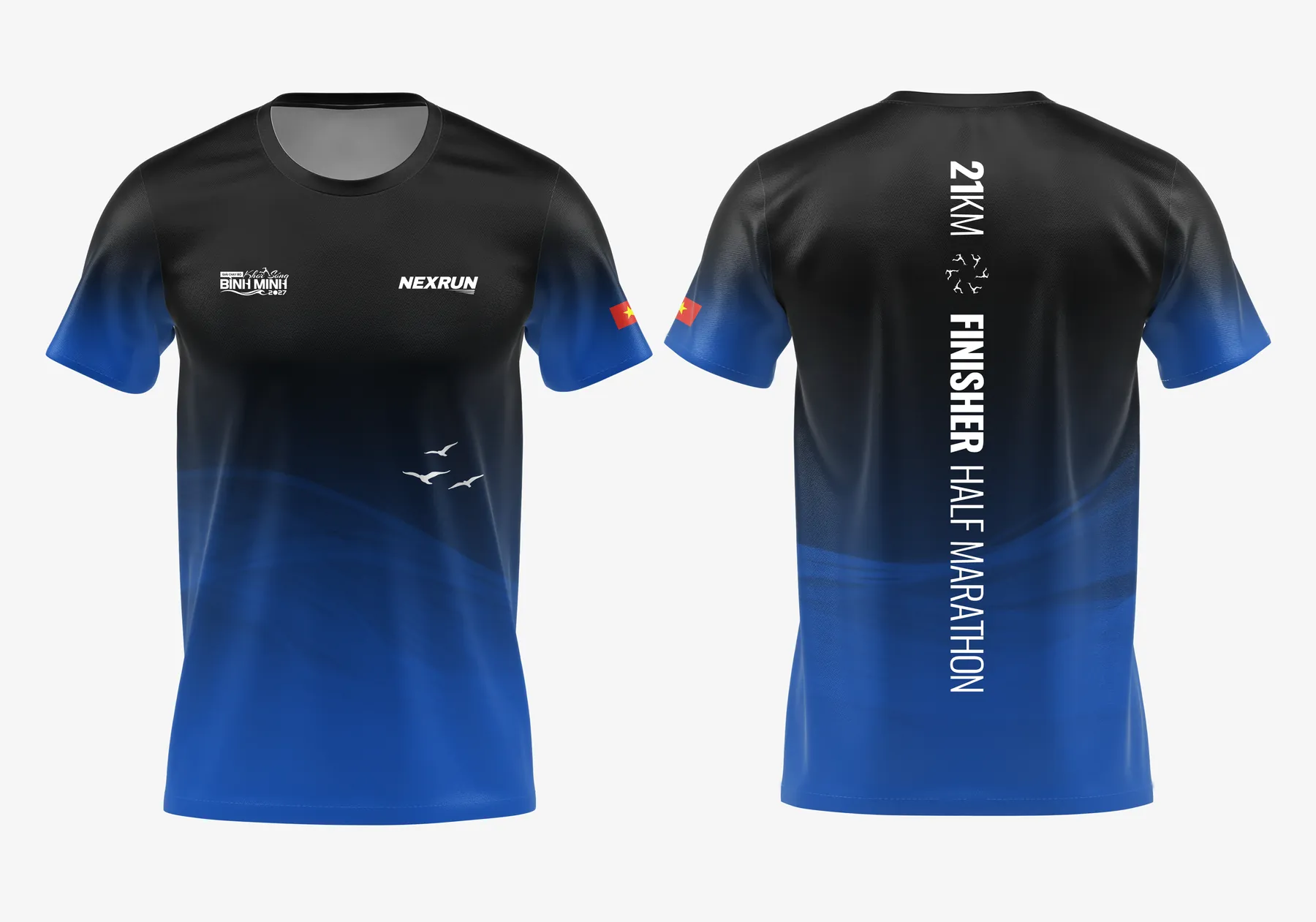 Áo Finisher cự ly 21km Khơi Sóng Bình Minh 2027