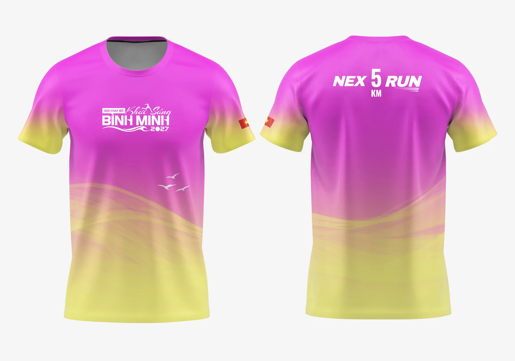 Áo cự ly 5km Khơi Sóng Bình Minh 2027